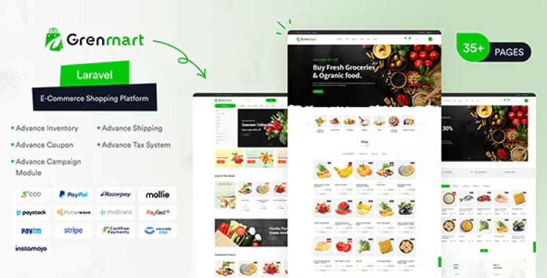 Grenmart-E28093-Organic-Grocery-Laravel-eCommerce--788x400 Grenmart – Organic & Grocery Laravel eCommerce - Image 1