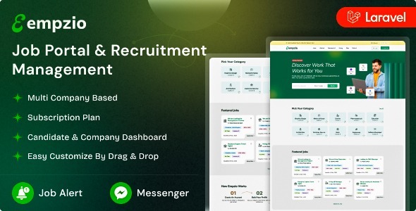 empzio_job_portal_recruitment_management_application_60041467 Empzio – Job Portal & Recruitment Management Application - Image 1