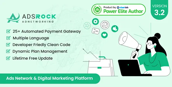 AdsRock - Ads Network & Digital Marketing Platform Cover AdsRock Ads Network & Digital Marketing Platform Cover