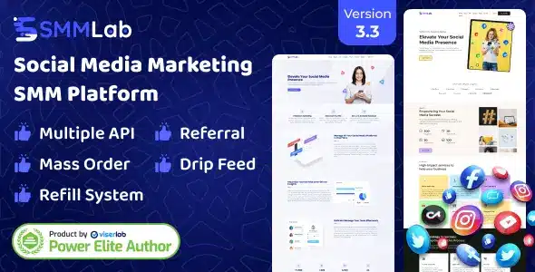 SMMLab - Social Media Marketing SMM Platform Cover SMMLab Social Media Marketing SMM Platform Cover