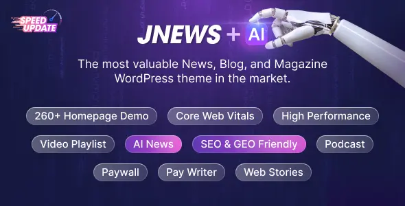 JNews - WordPress Newspaper Magazine Blog AMP Theme Cover JNews WordPress Newspaper Magazine Blog AMP Theme Cover