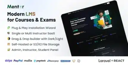 Mentor LMS Learning Management System Cover