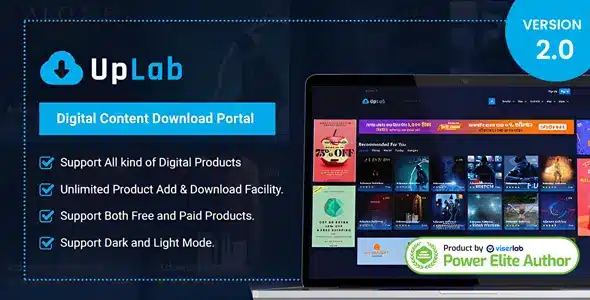 UpLab - Digital Content Download Portal Cover UpLab Digital Content Download Portal Cover