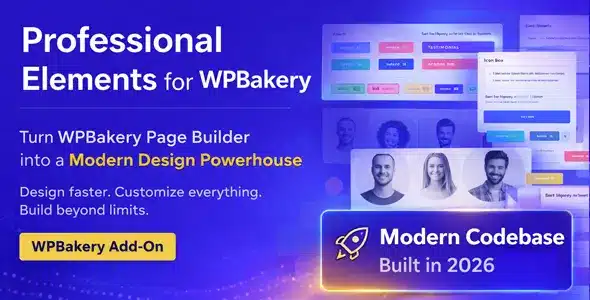 Professional Elements for WPBakery Page Builder Cover